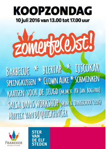 zomerfest 10 juli 2016