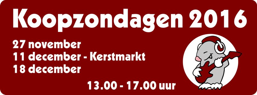 Koopzondagen in Franeker 2016