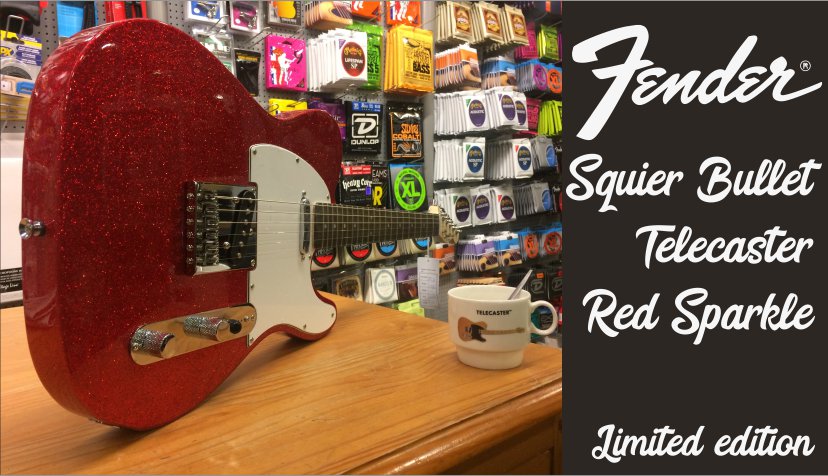 Squier Telecaster Red Sparkle